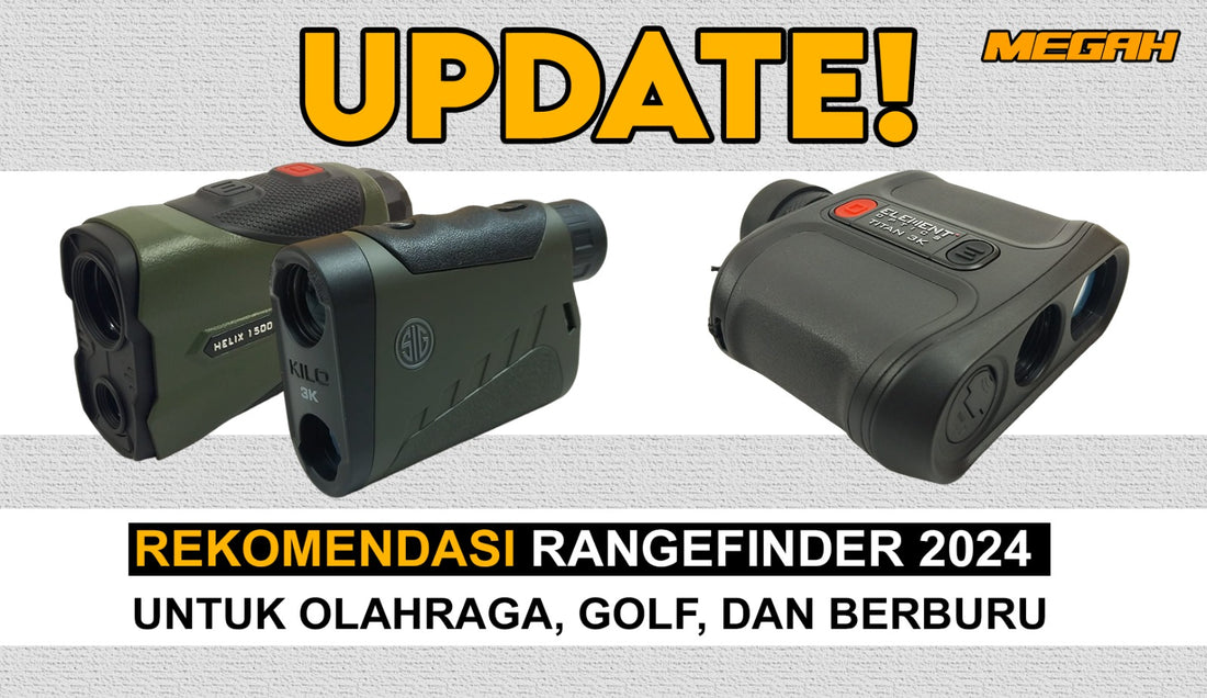 UPDATE! REKOMENDASI RANGEFINDER 2024 UNTUK OLAHRAGA, GOLF, DAN BERBURU