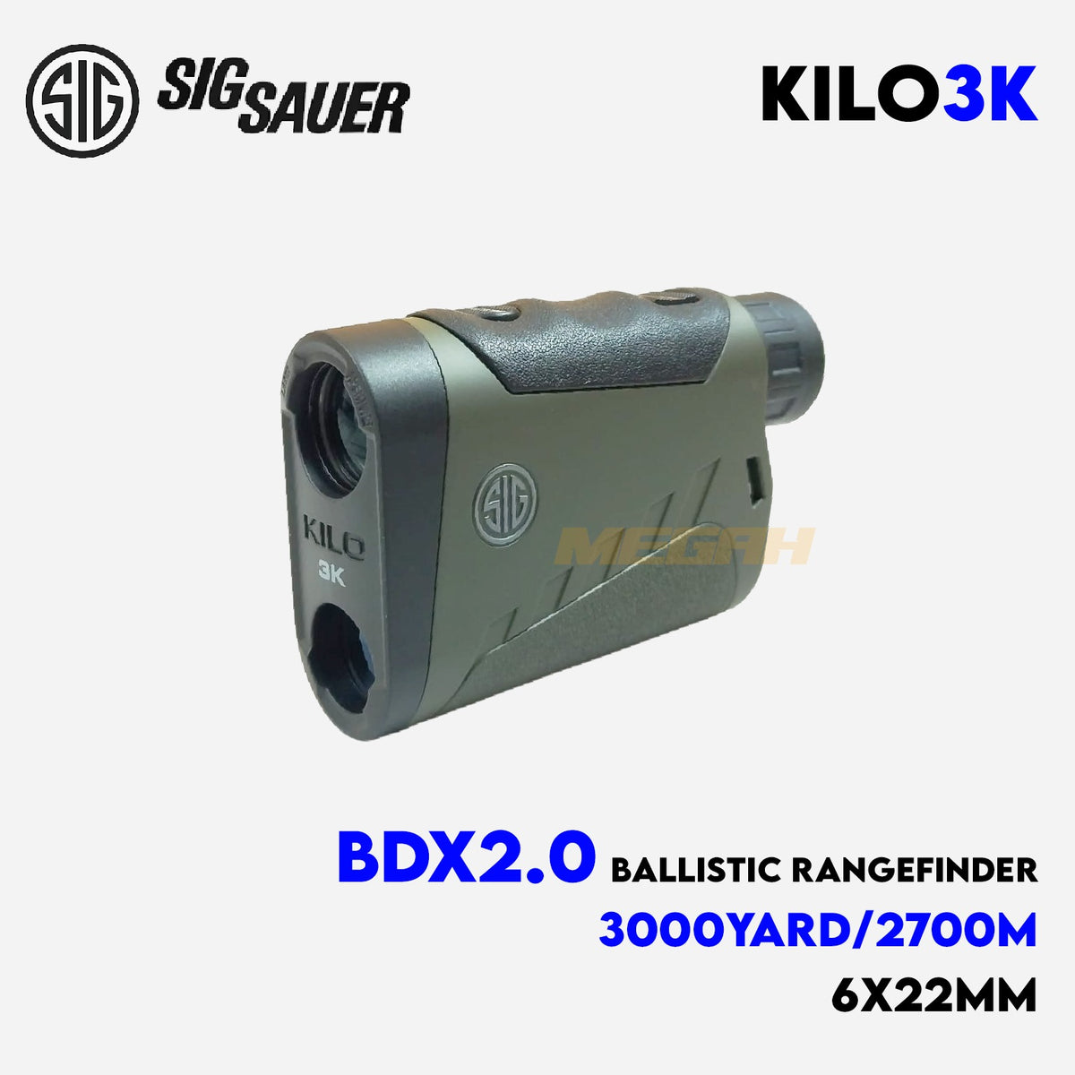 RANGEFINDER SIG SAUER KILO 3K BDX BALLISTIC  - RANGEFINDER BALISTIK