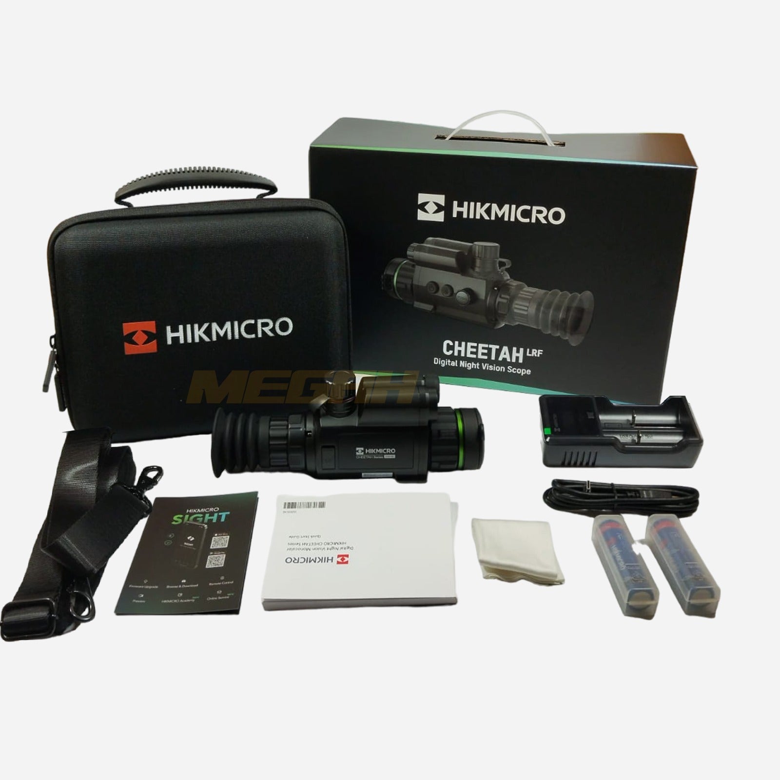 HIKMICRO CHEETAH LRF DIGITAL NIGHT VISION SCOPE+RAIL