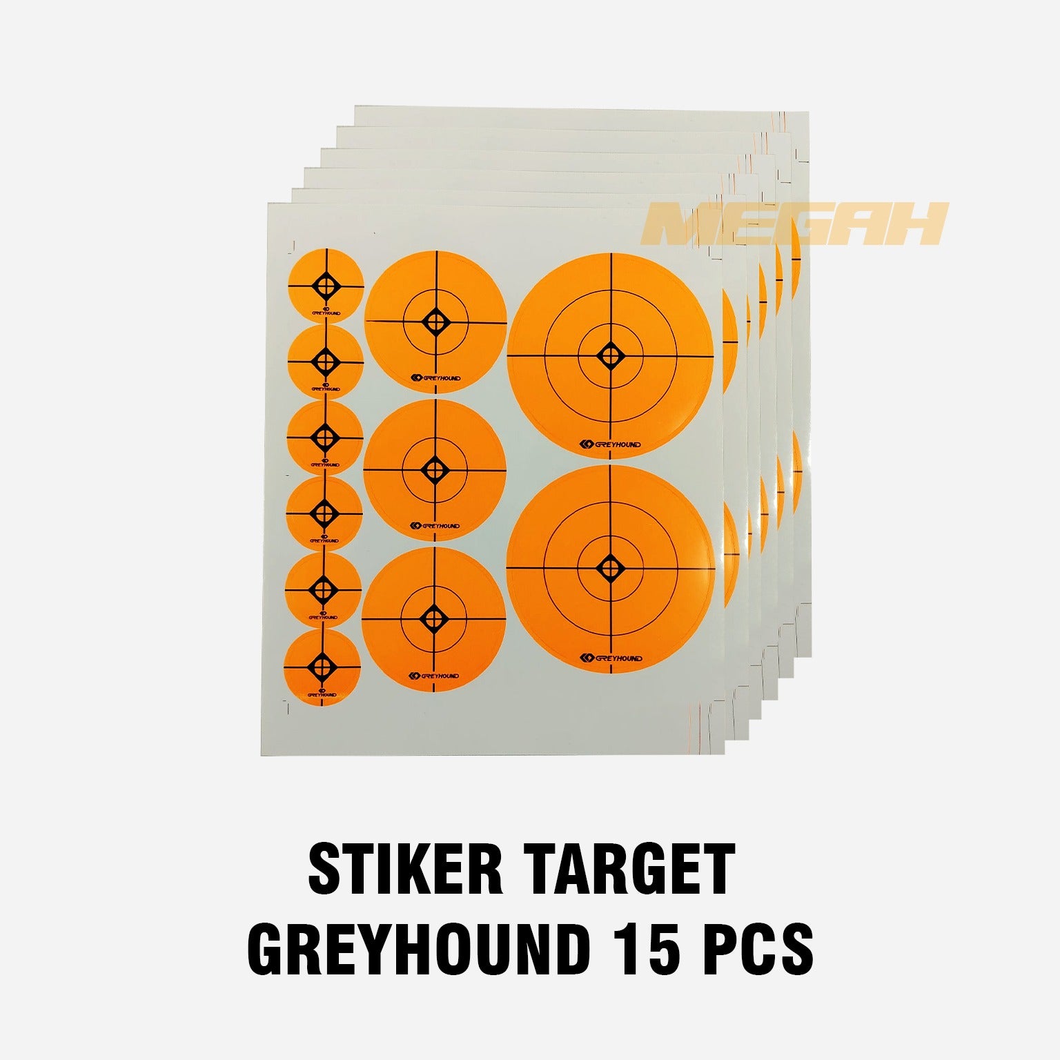 STICKER TARGET GREYHOUND 15PCS